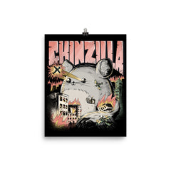 CHINZILLA | Mattes Poster in 8×10 in Größe 