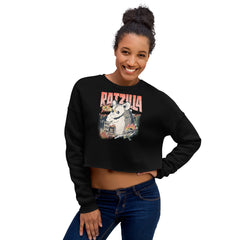 Produktbild zeigt Ratzilla Cute | Crop Sweatshirt