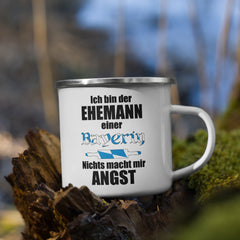 Husband of a Bavarian | enamel mug