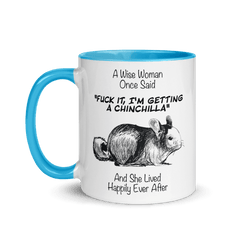 A Wise Woman Once Chinchillas 2 | Two tone mug