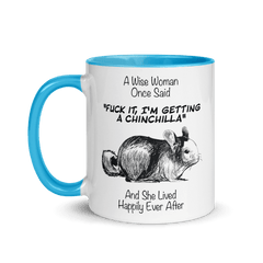 A Wise Woman Once Chinchillas 2 | Zweifarbige Tasse