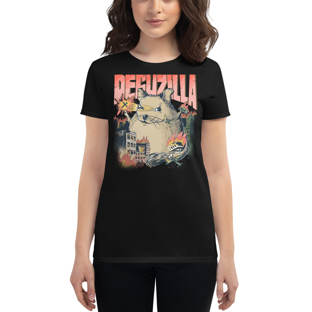 Eine Dame trägt Deguzilla | Frauen T-Shirt