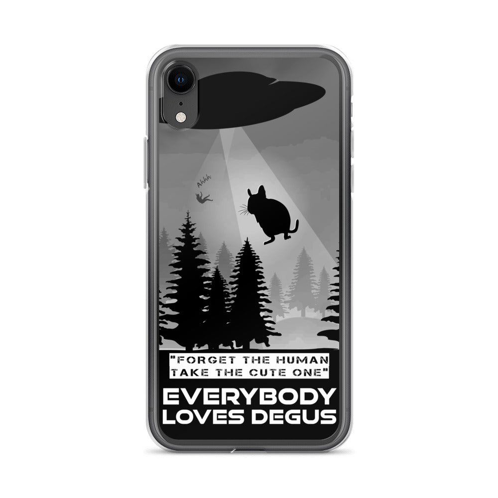Zeigt degu abduction ufo alien abduction iphone case funny saying for owners of degus in Farbe 