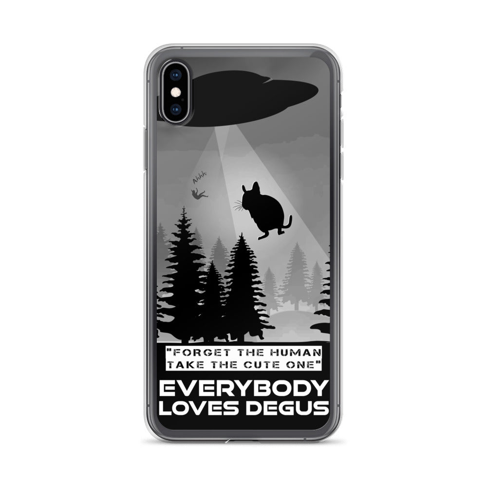 Zeigt degu abduction ufo alien abduction iphone case funny saying for owners of degus in Farbe 