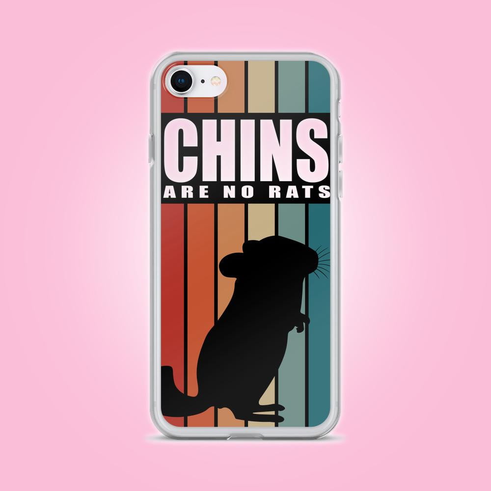 Zeigt chinchillas vintage saying retro stripes for owners of a chinchilla iphone case in Farbe iPhone XS Max