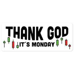 Thank God It's Monday | Vinyl Aufkleber