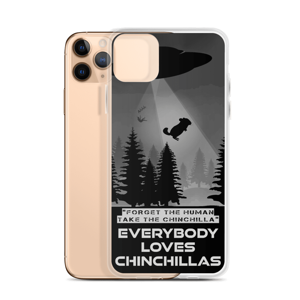 Zeigt chinchilla abduction ufo alien abduction iphone case funny saying for owners of chinchillas in Farbe 