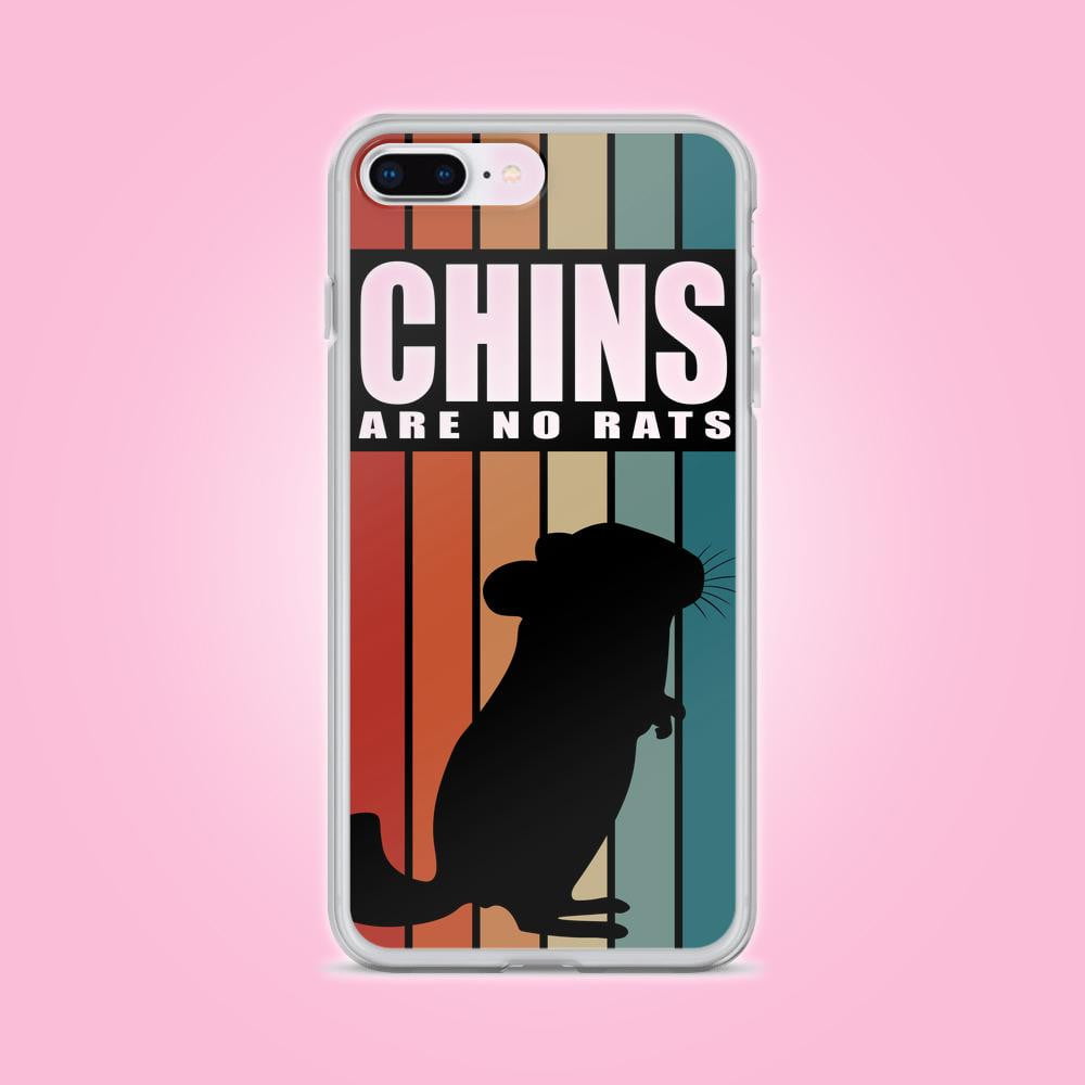 Zeigt chinchillas vintage saying retro stripes for owners of a chinchilla iphone case in Farbe iPhone XR