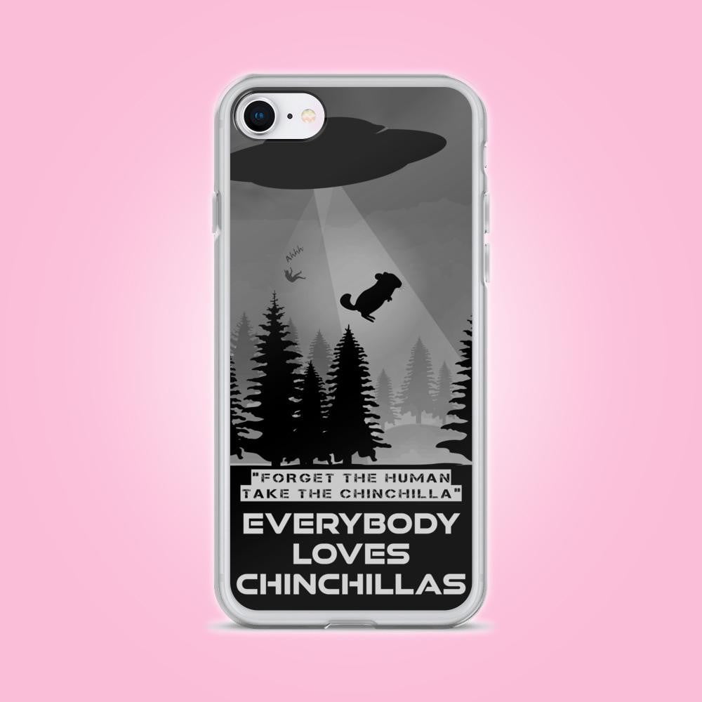 Zeigt chinchilla abduction ufo alien abduction iphone case funny saying for owners of chinchillas in Farbe iPhone X/XS