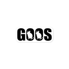 GOOS | Die Cut Stickers | Funny degu saying | Vinyl sticker with degus | For degu owners, degu holders