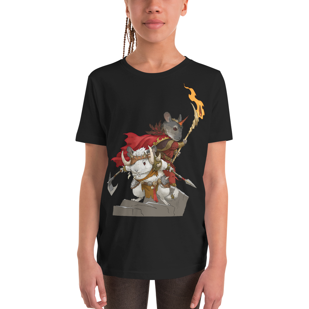 Zeigt ein T-Shirt für Kids und Teenager mit Barbarian Chinchilla Brothers | T-Shirt für Kinder & Jugendliche