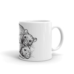 Zwei Ratten | Tasse für Rattenhalter