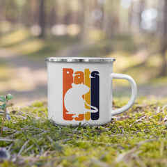 rats | vintage color rat | mug | enamel mug