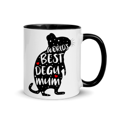 World's Best Degu Mum | Zweifarbige Tasse