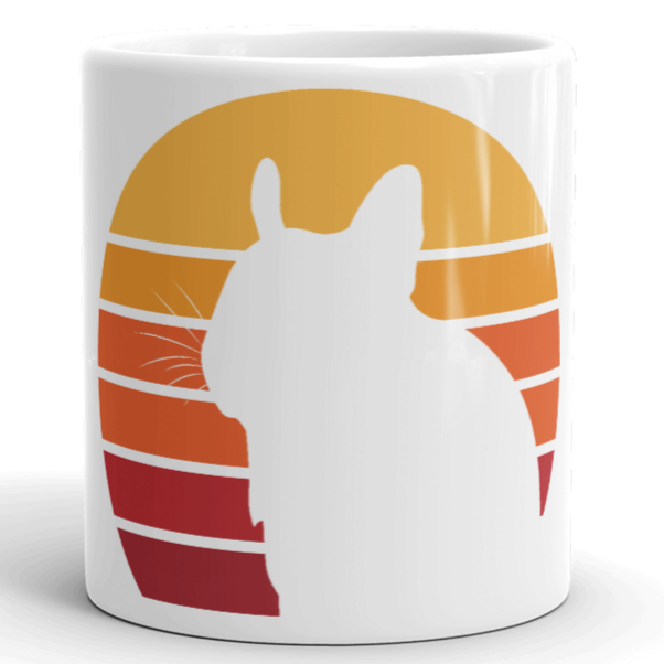 Kaffeetasse 330 ml mit Octodon Degu und Vintage Sonne online kaufen