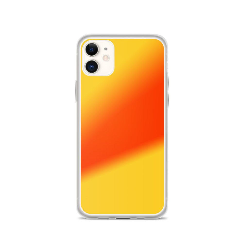Zeigt Produktbild  iPhone Case | Beautiful Yellow Orange Gradient Art | Smartphone Protection Case | Gift for her | Back Cover for you Mobile | Abstract