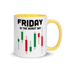 Funny stock trader saying | Two tone mug
