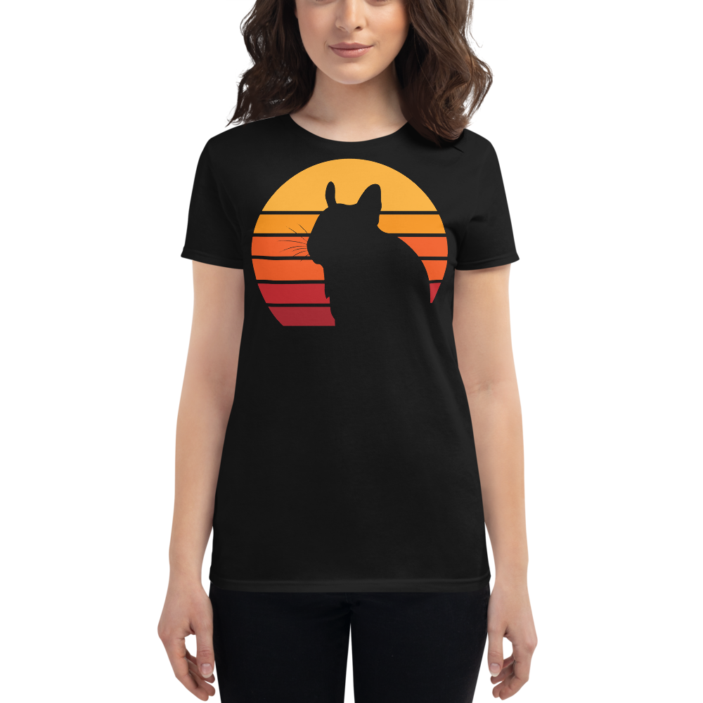 Eine Dame trägt Degu Vintage Sun | Frauen T-Shirt