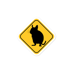 Degu warning sign | Vinyl decal