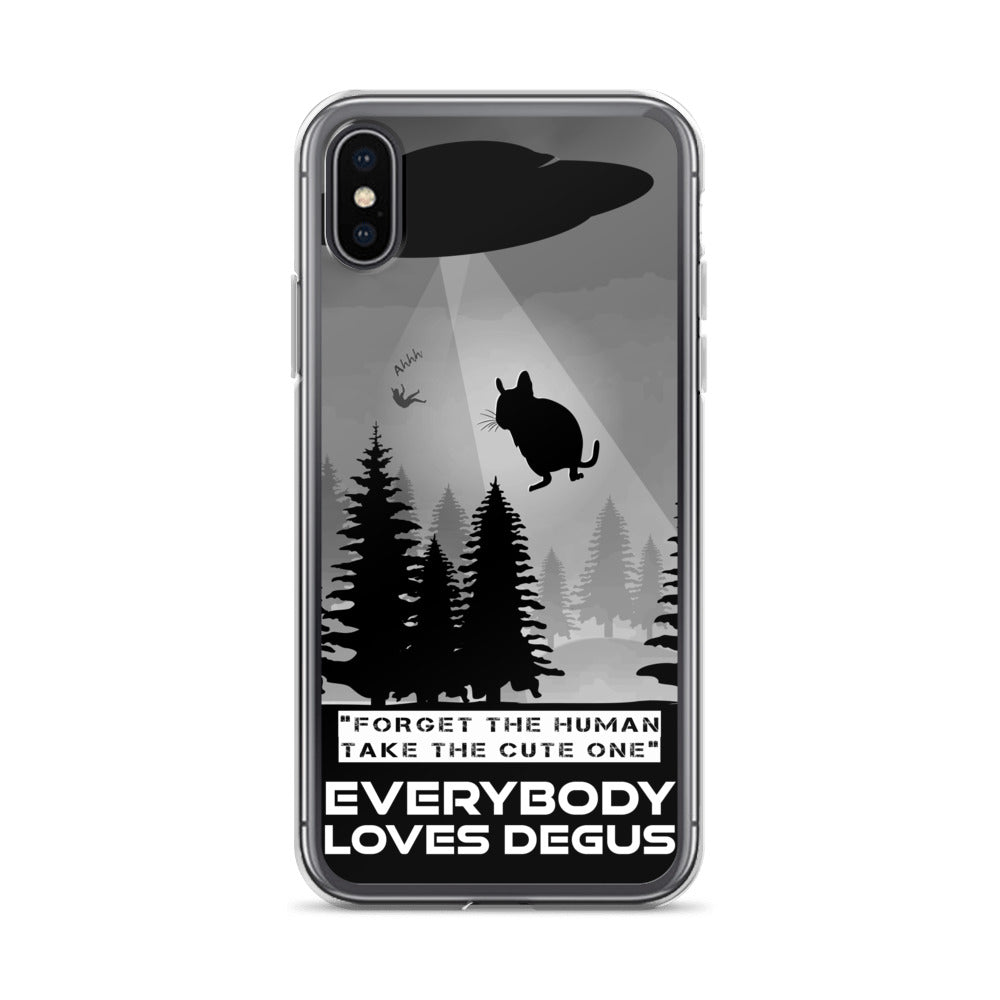 Zeigt degu abduction ufo alien abduction iphone case funny saying for owners of degus in Farbe iPhone XS Max