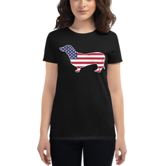 Dackel USA | Frauen T-Shirt