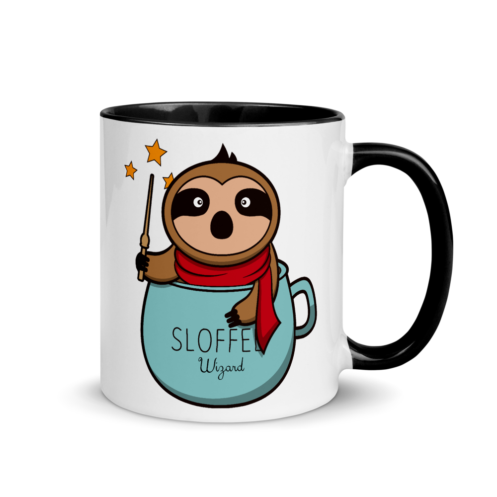 Sloffee Wizard | Zweifarbige Tasse Lustiger Spruch