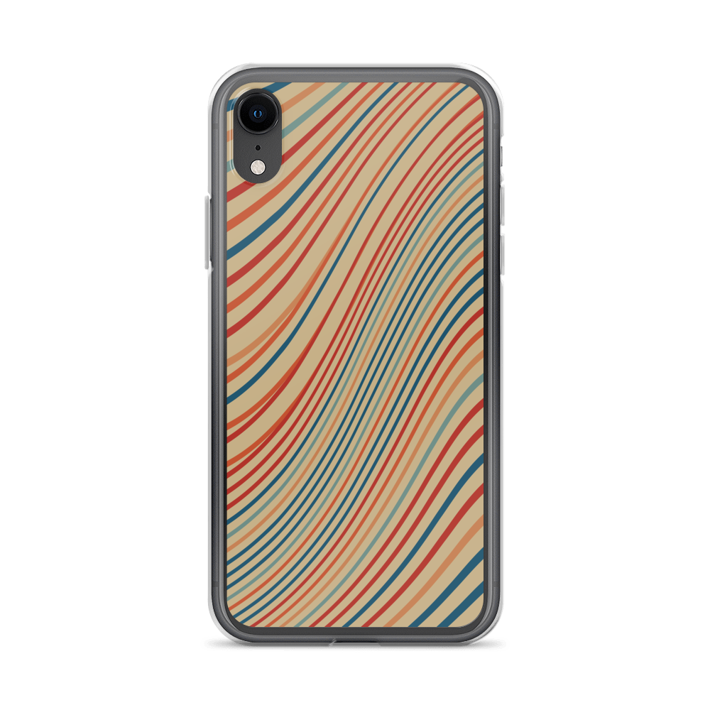 Zeigt vintage chic iphone schutzhulle retro wellen version i in Farbe iPhone XS Max