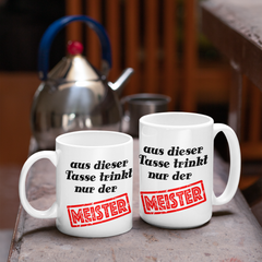 Tasse für den Meister