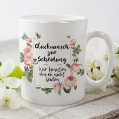 Glückwunsch zur Scheidung | Tasse