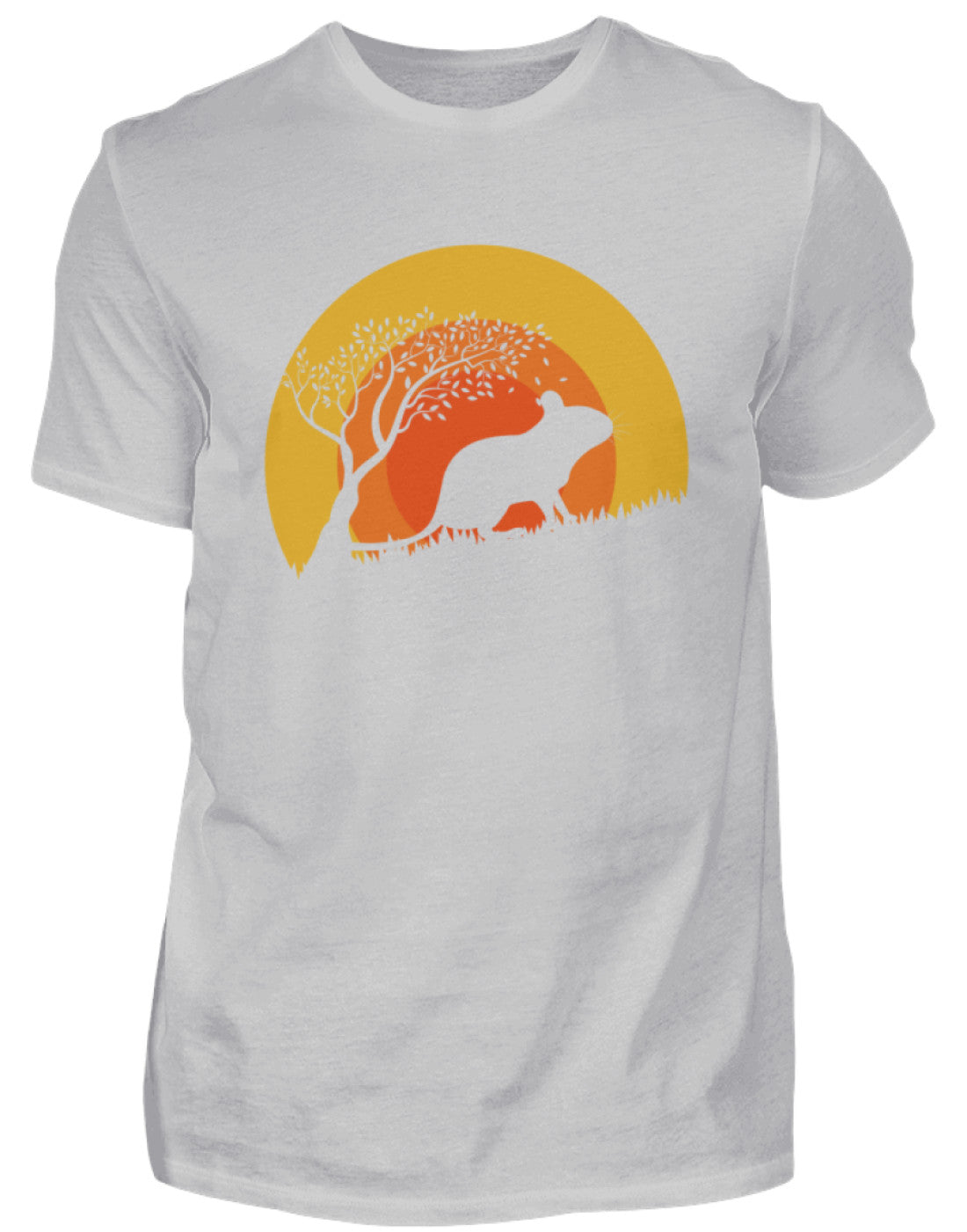 Zeigt degus retro vintage sun herren shirt in Farbe Black