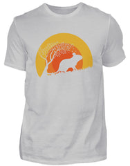 Zeigt degus retro vintage sun herren shirt in Farbe Black
