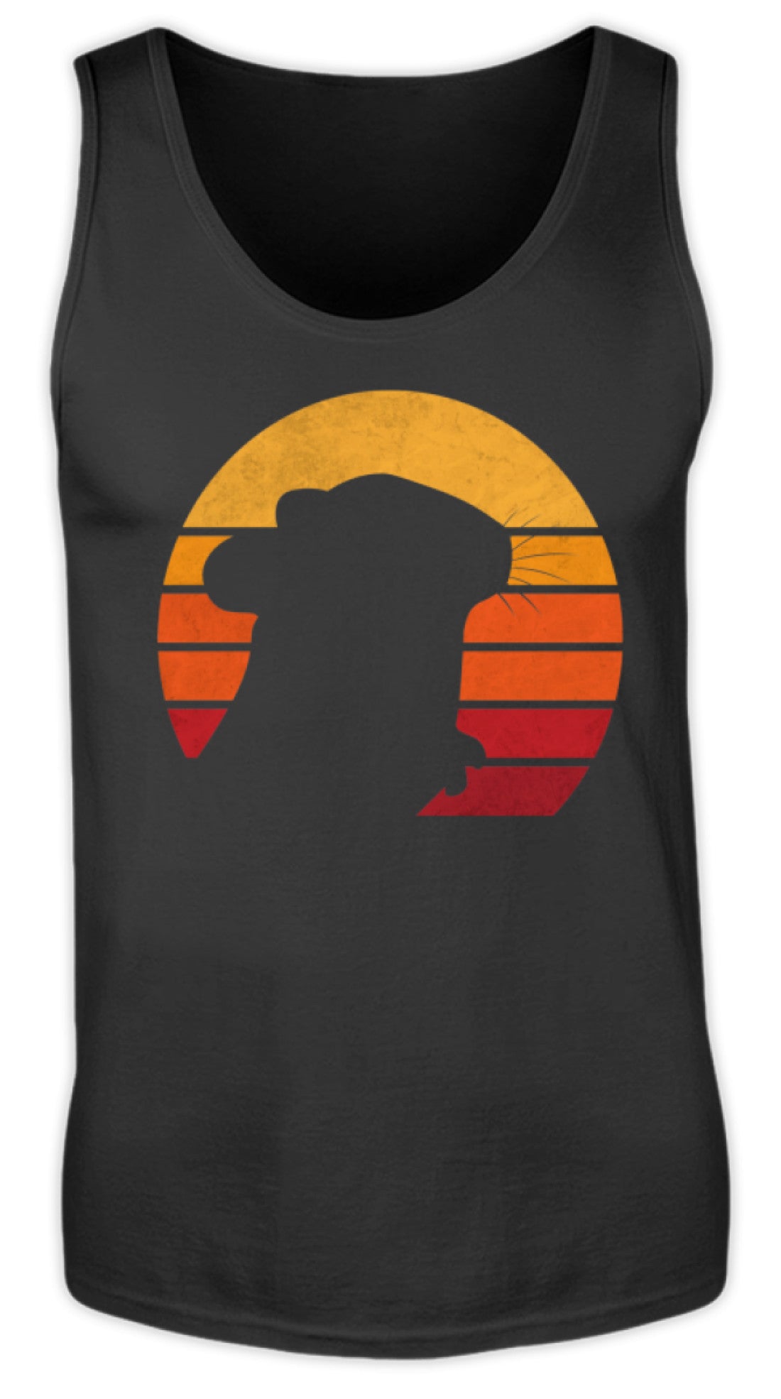 Chinchilla - Vintage & Retro Eighties  | Herren Tank Top in Black in Größe S