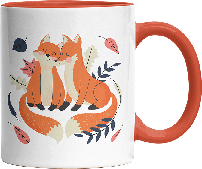 Thanks for existing in my little Galaxy Füchse 1 Witzige Orange Tasse kaufen Geschenk