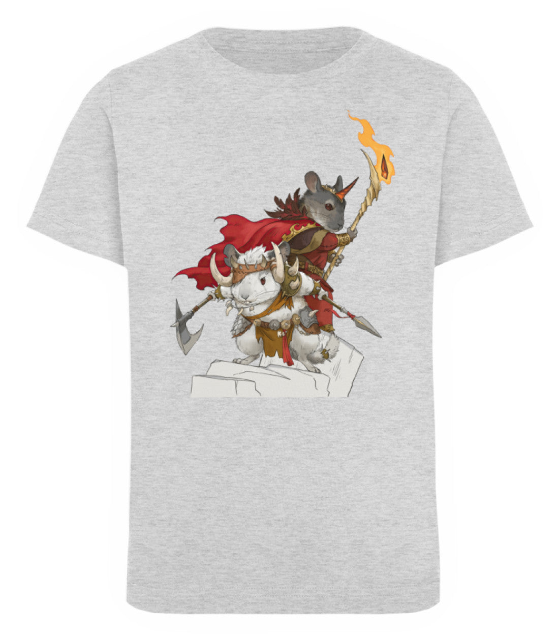 Zeigt barbarian chinchilla bros kinder organic t shirt 1 in Farbe Azure