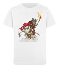 Barbarian Chinchilla Bros | Kinder Bio T-Shirt in White in Größe 12/14 (152/164)