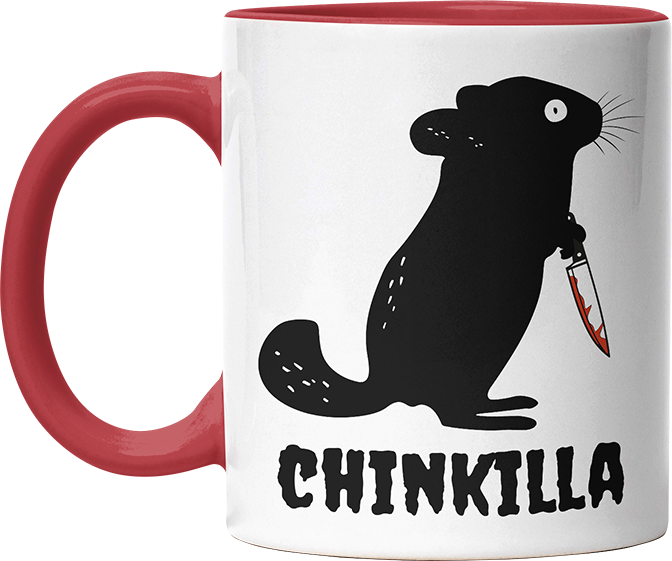 Chinkilla Witzige Rot Tasse kaufen Geschenk