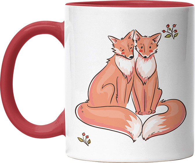 Thanks for existing in my little Galaxy Füchse 2 Witzige Rot Tasse kaufen Geschenk
