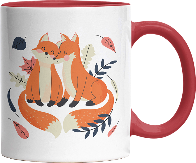 Thanks for existing in my little Galaxy Füchse 1 Witzige Rot Tasse kaufen Geschenk