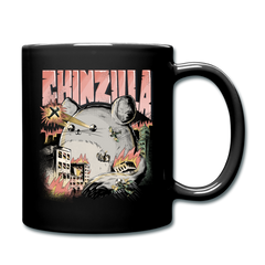 CHINZILLA | Schwarze Kaffeetasse - Schwarz