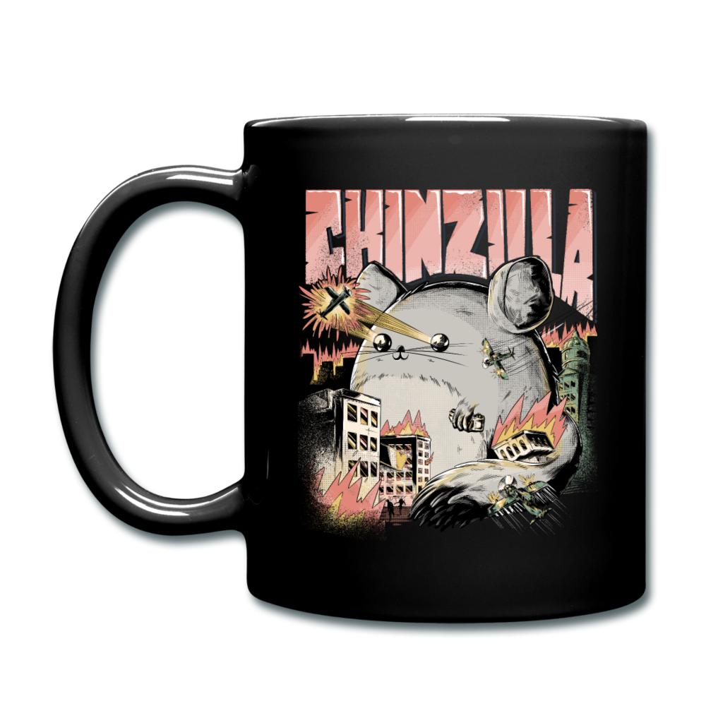 CHINZILLA | Schwarze Kaffeetasse - Schwarz