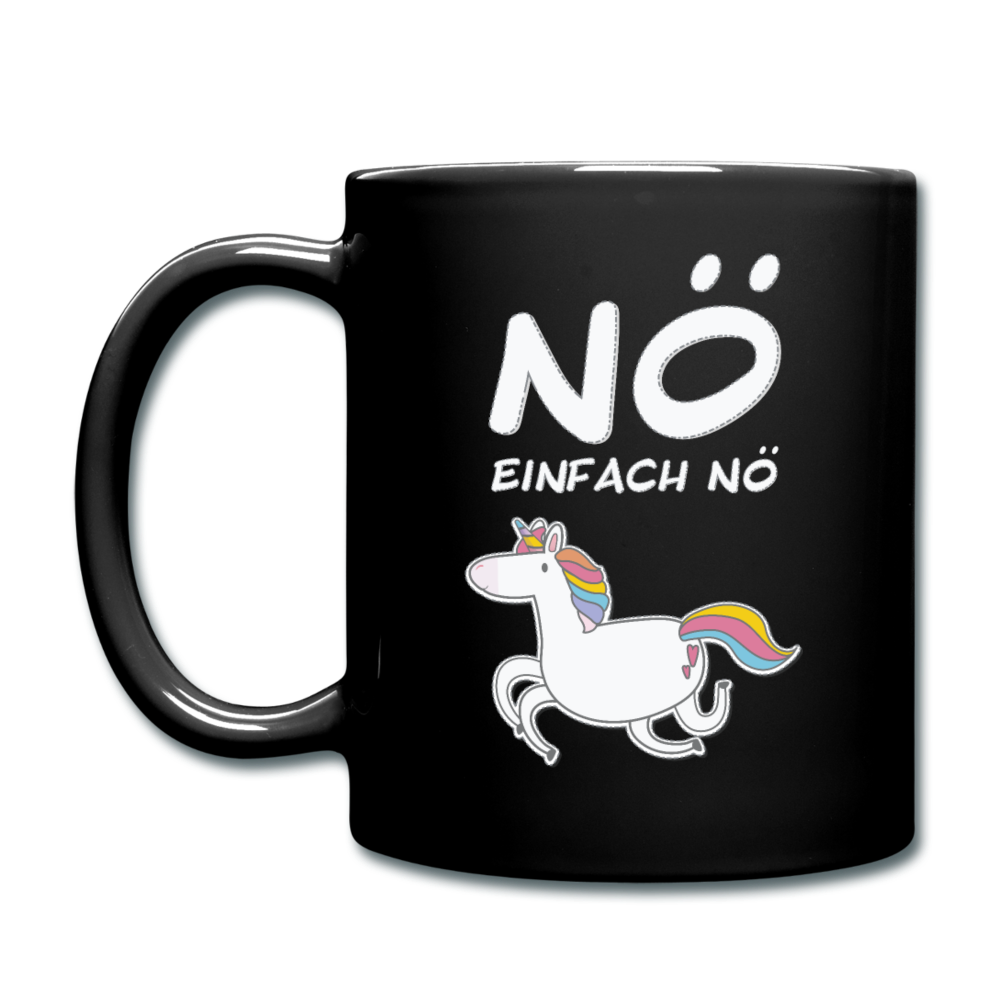 Nö Einhorn - Schwarz