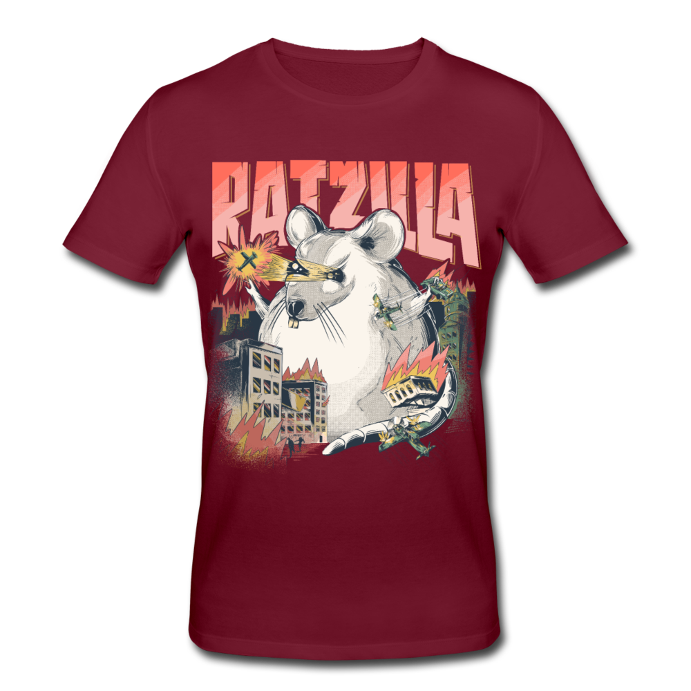 RATZILLA Bio-T-Shirt - Burgunderrot