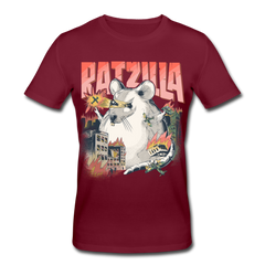 RATZILLA Bio-T-Shirt - Burgunderrot