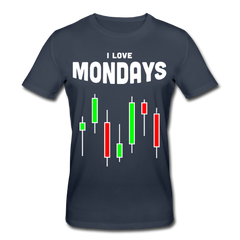 I Love Mondays Bio-T-Shirt - Navy