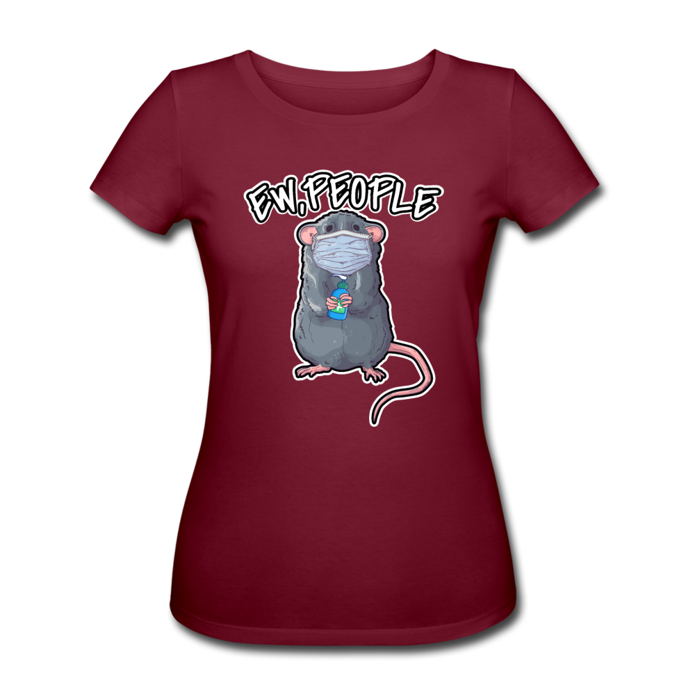 Ew People Ratte | Frauen Bio-T-Shirt - Burgunderrot