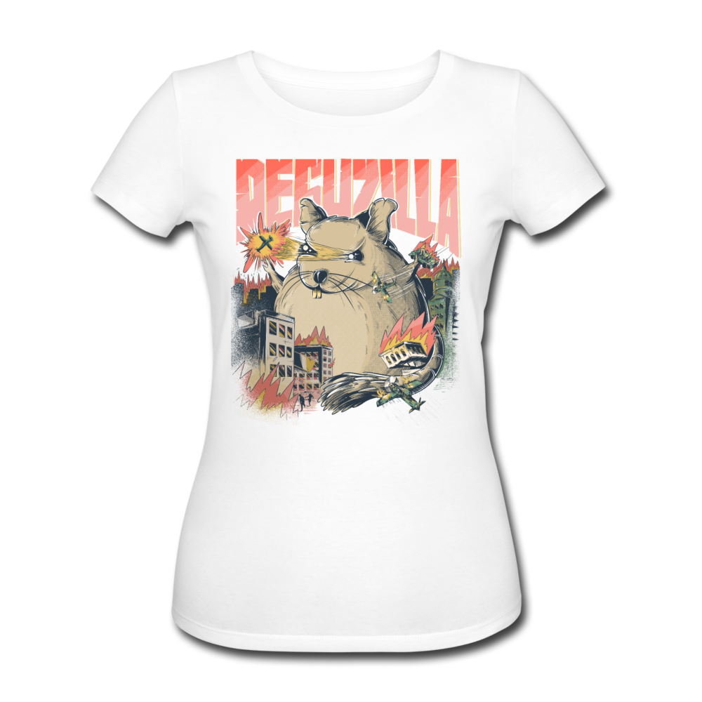 DEGUZILLA | Frauen Bio-T-Shirt - Weiß