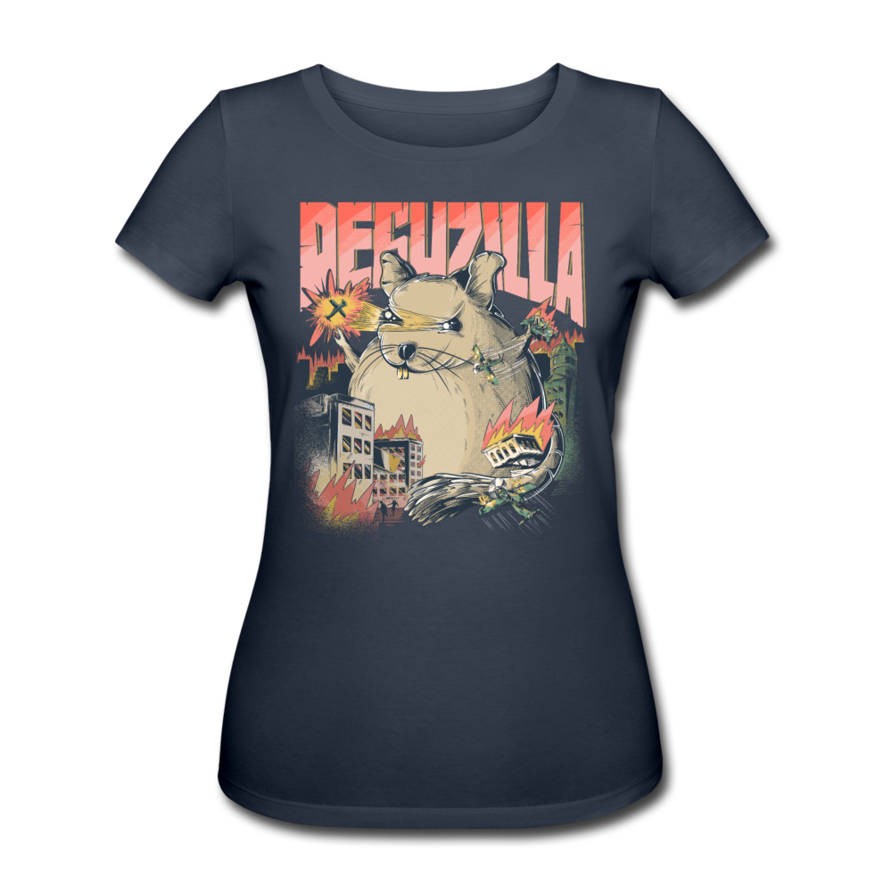DEGUZILLA | Frauen Bio-T-Shirt - Navy