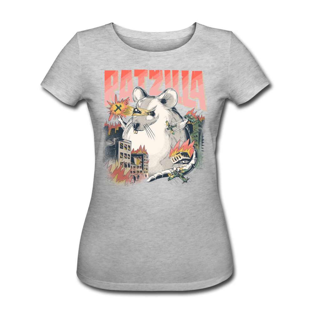 RATZILLA | Frauen Bio-T-Shirt - Grau meliert