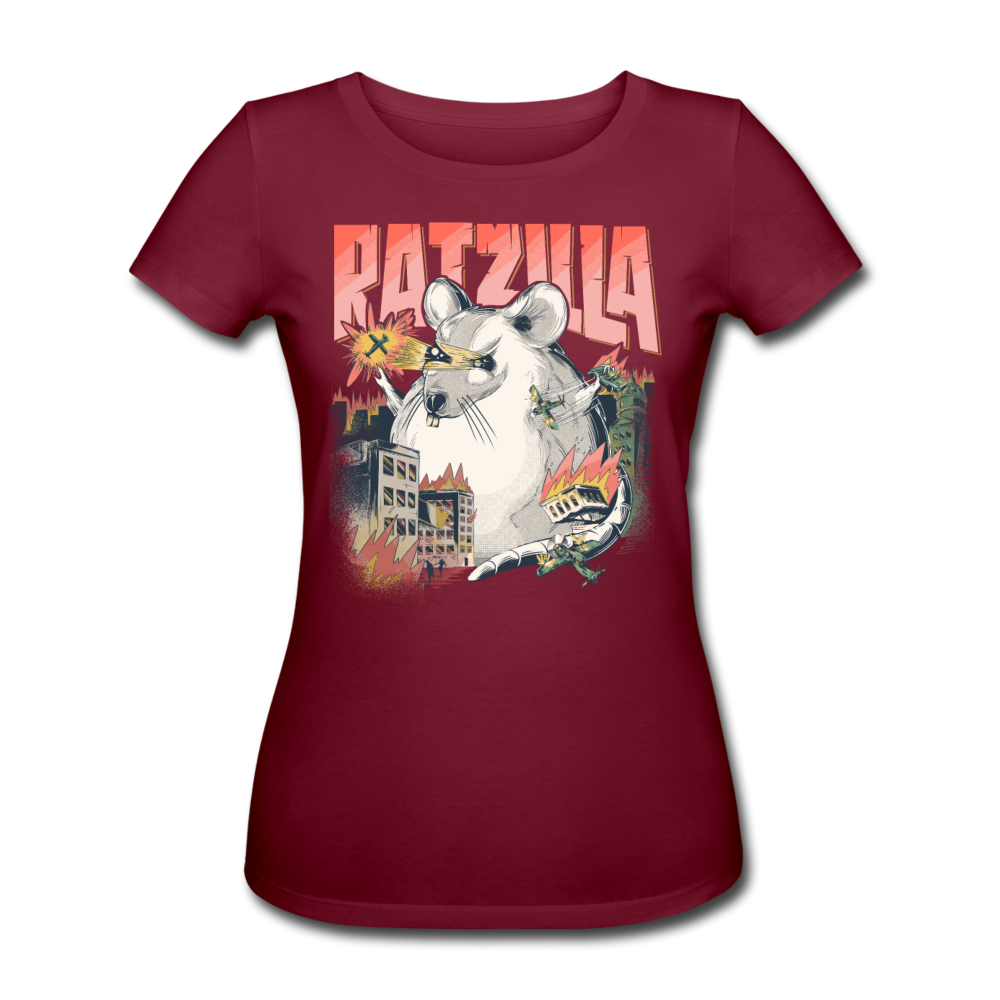 RATZILLA | Frauen Bio-T-Shirt - Burgunderrot