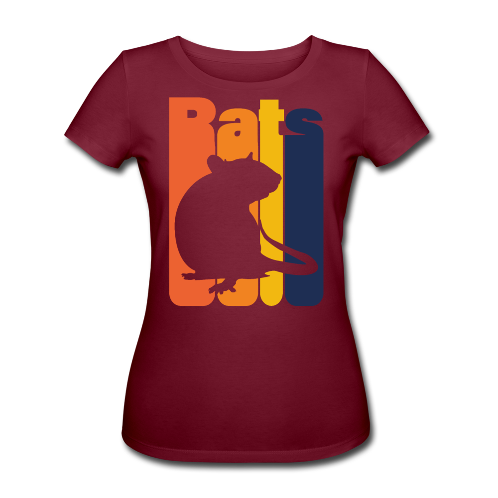 RATS | Frauen Bio-T-Shirt - Burgunderrot